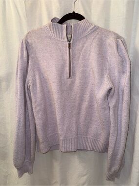 Universal Thread Lilac Half-Zip Turtleneck Sweater